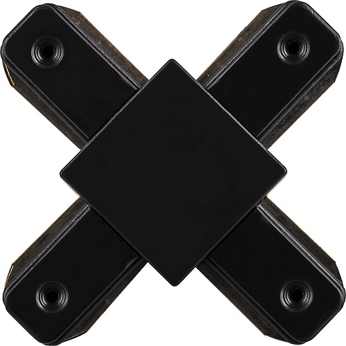 Коннектор для шинопровода Х-образный Feron LD1002 Однофазный Черный IP20 фото Коннектор для шинопровода Х-образный Feron LD1002 Однофазный Черный IP20 картинка